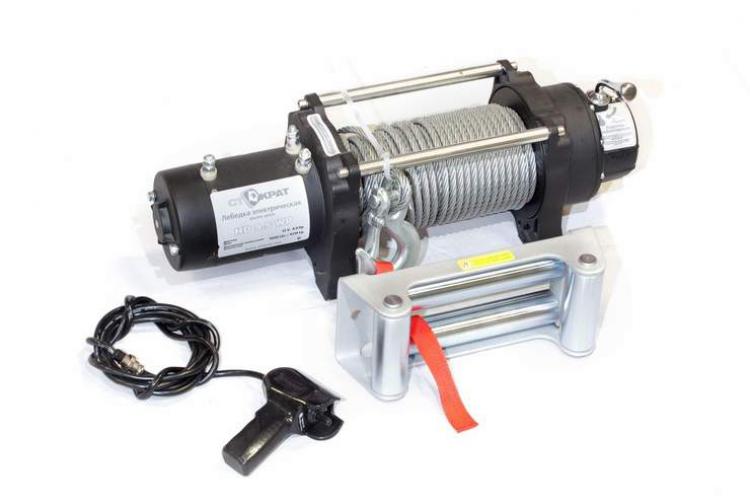 Лебедка СТОКРАТ HD 9.5 WP, 12V, 6.0 л.с. белгород дилер представитель курск чита